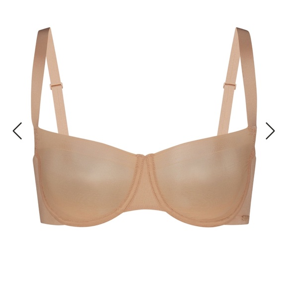 SKIMS NWT No Show Unlined Balconette Bra - Clay 34C - Picture 7 of 7